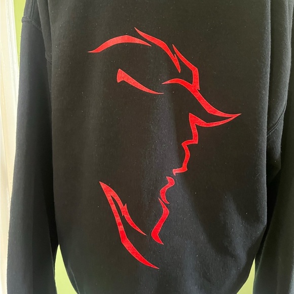 Vintage 90s Broadway musical Disney beauty and the beast tour zip up hoodie - Picture 8 of 8